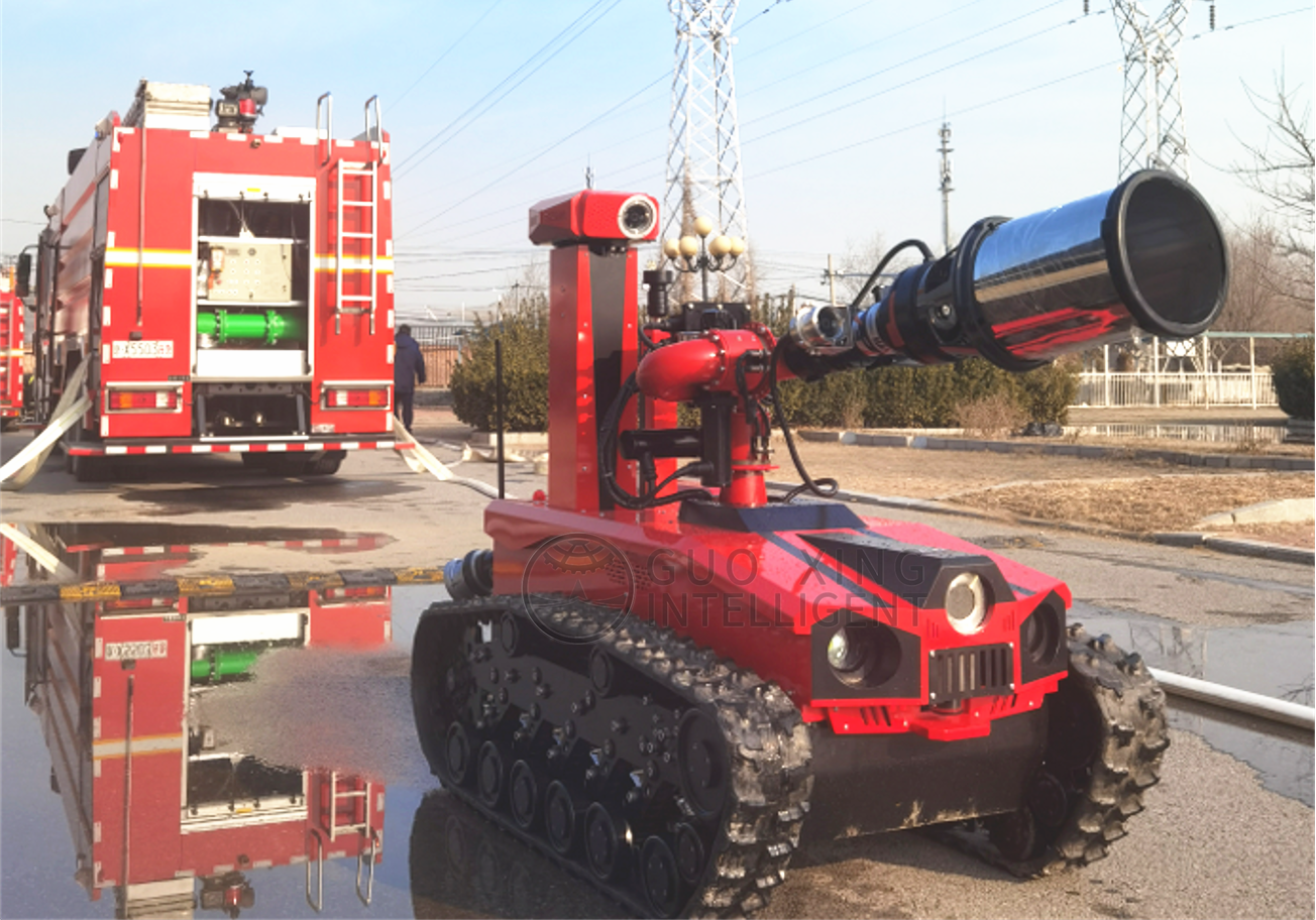 Explosion-proof Fire Fighting Robot Fire Water Cannon Compatible Fire Truck RXR-MC80BD