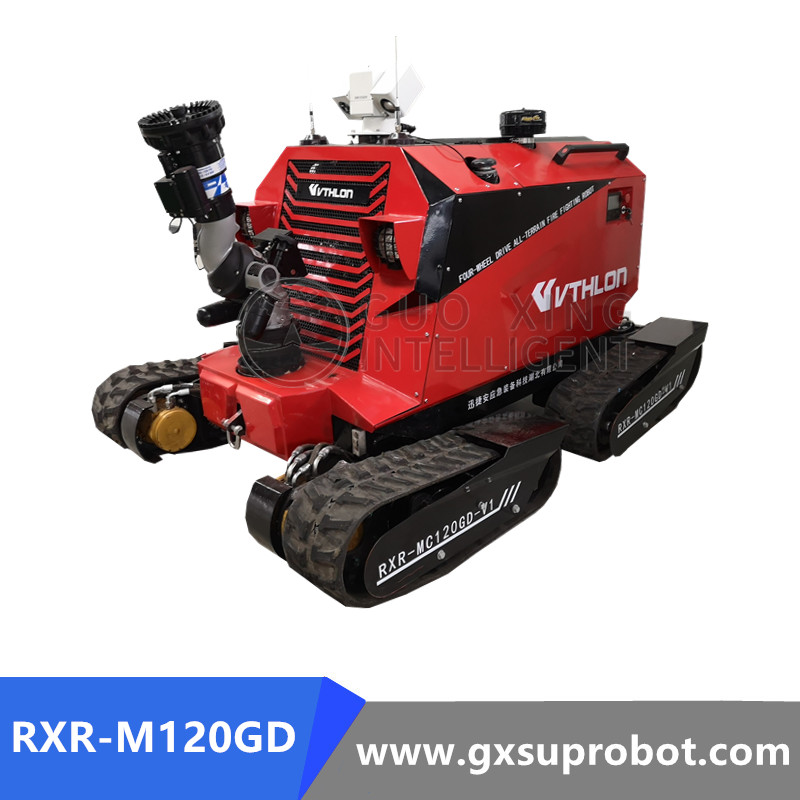 Diesel Operated Indoor Fire Fighting Robot with IP67 Rating RXR-M150GD 