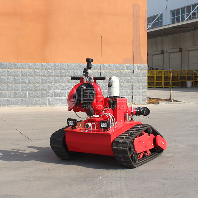 RXR-M40D-880T Explosion-proof Robotics Fire Fighting Robot Vehicle with Night Vision Camera