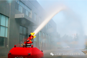 Guoxing Intelligent launches diesel fire extinguishing robot