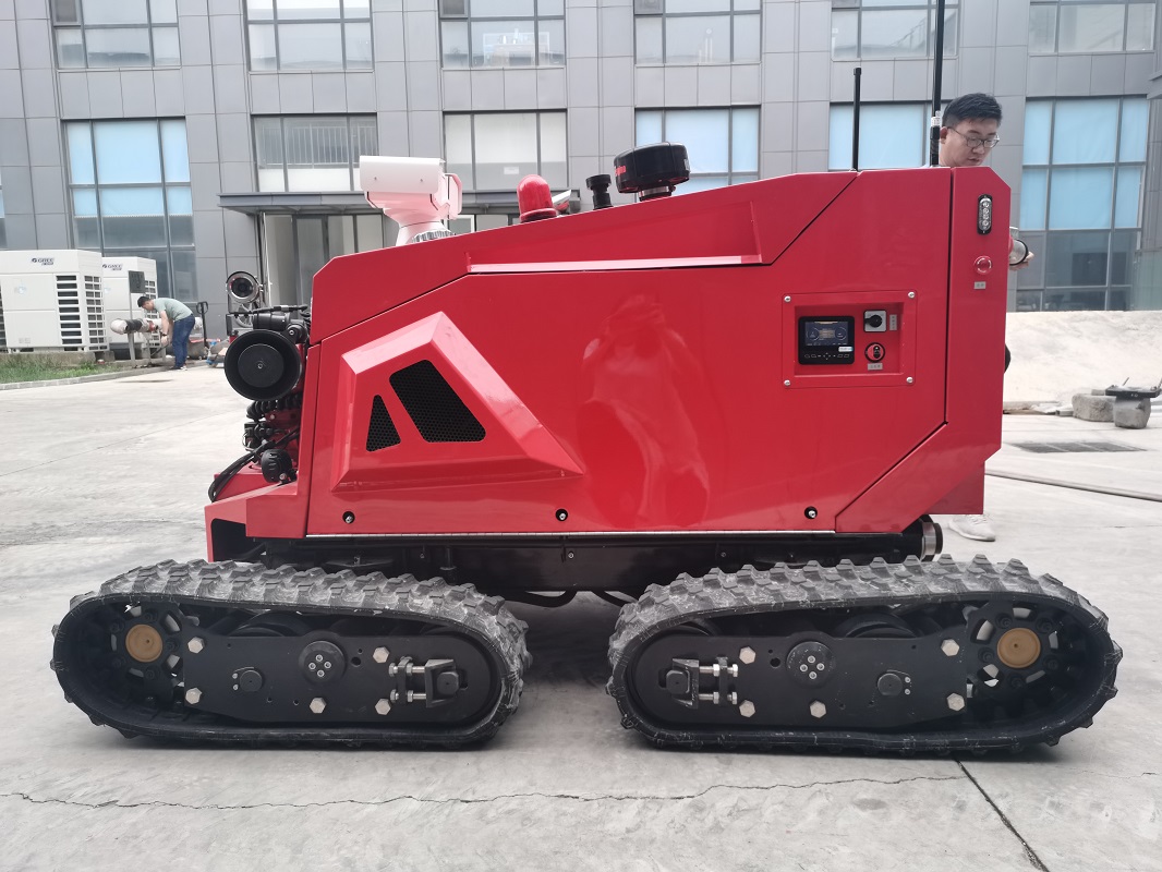 Multinational Remote Control Fire Fighting Robot for Dangerous Place RXR-M150GD 