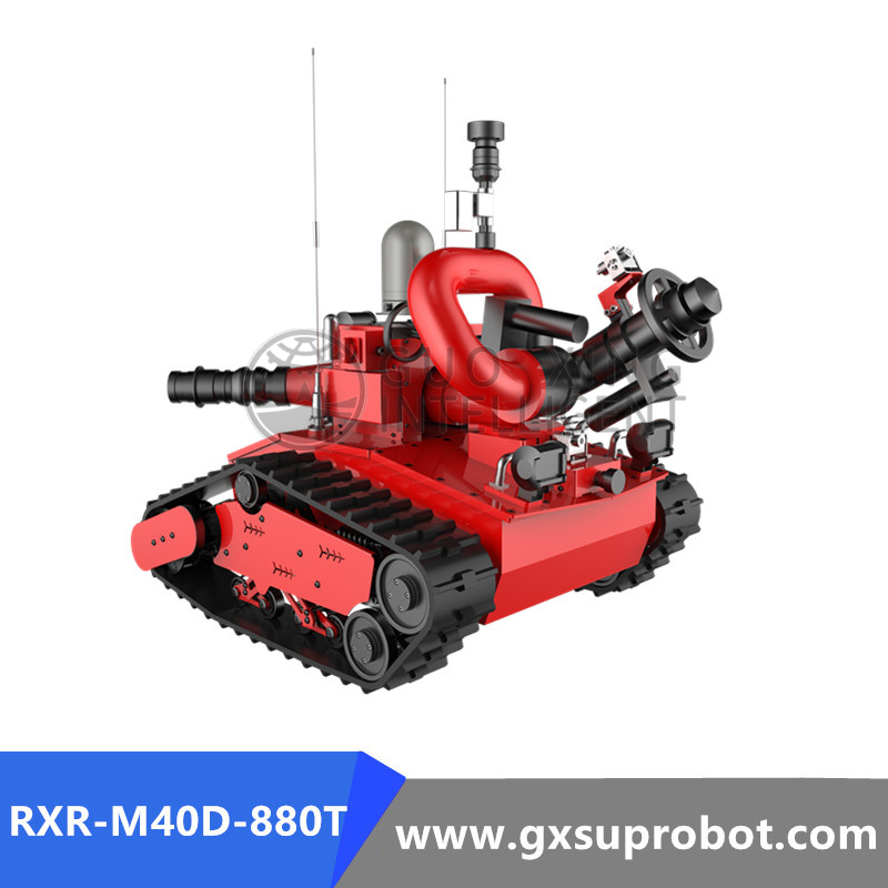 RXR-M40D-880T Remote Fire Fighting Monitor Water Cannon Robot